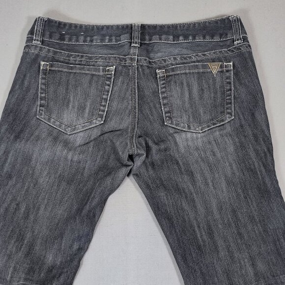 Guess Jeans women's size 29 medium washed grey colour Pismo Straight leg denim - Picture 4 of 14